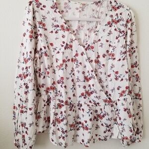 Japna Floral Front Wrap Top